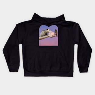 The opossum love Kids Hoodie